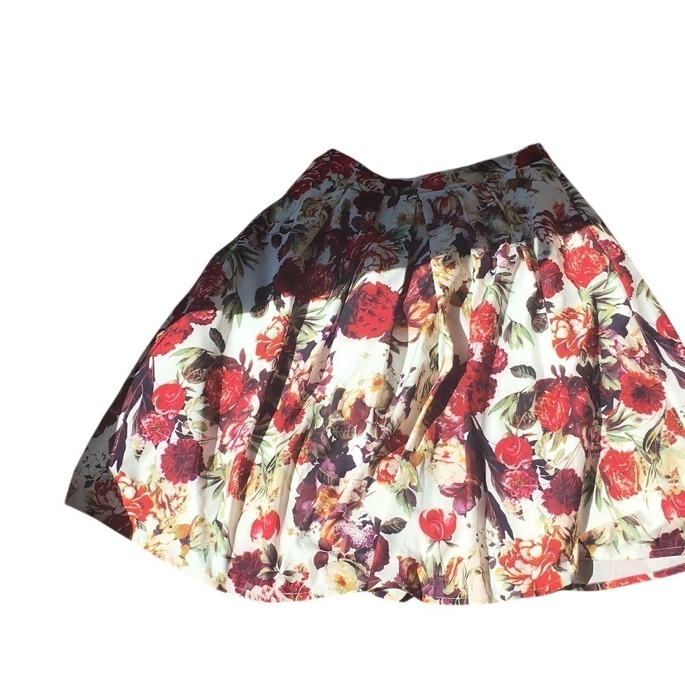 G by Giuliana Alice in Wonderland floral skirt Size 6 (12) - Picture 3 of 6